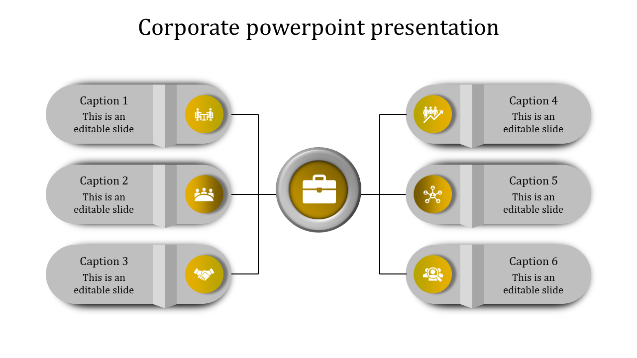 Elegant Corporate PowerPoint Presentation Template Designs